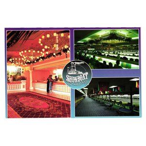 Vintage Postcard Showboat Hotel 1993 Las Vegas Nevada Casino Gambling Vacation C